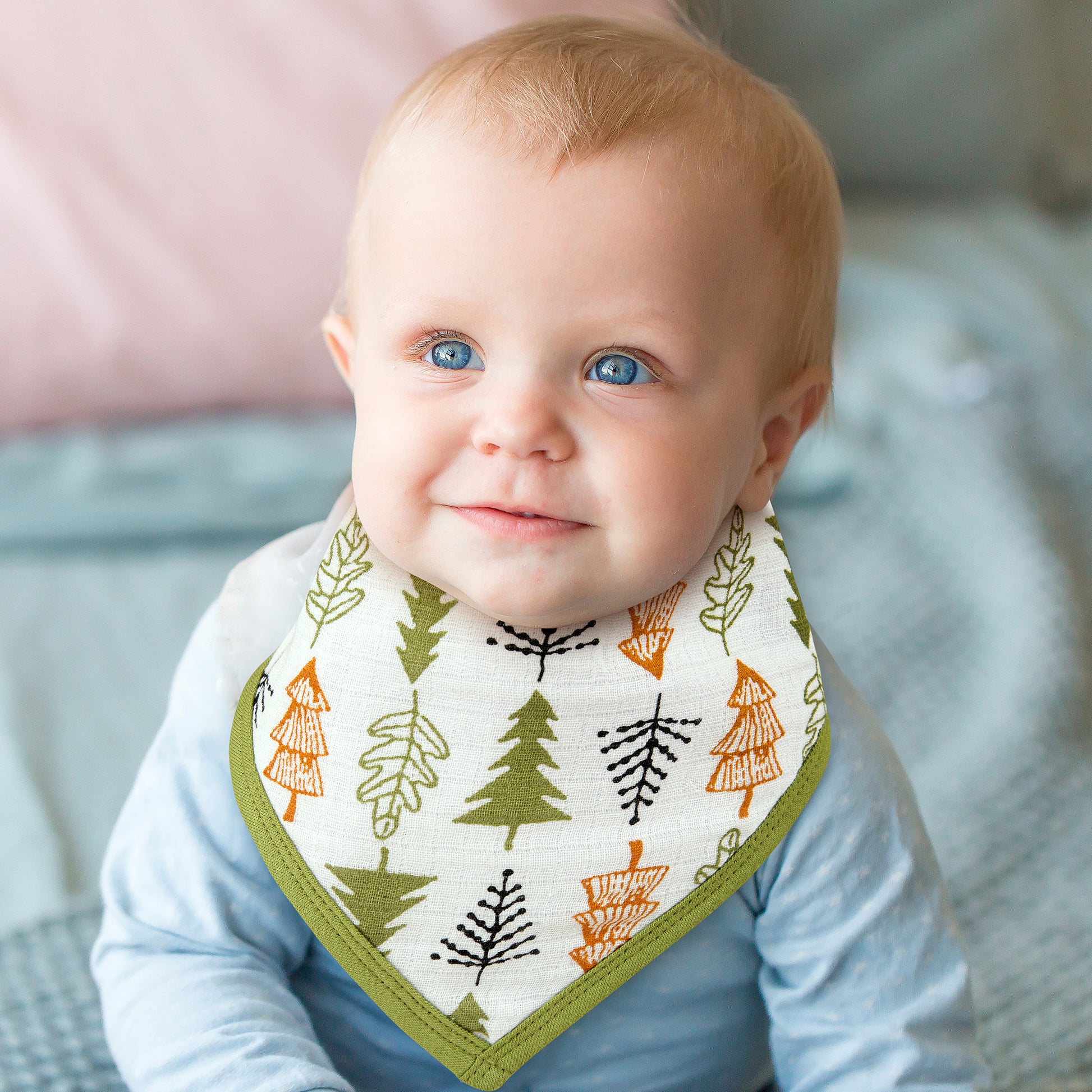 Muslin Bandana Bibs - Pack of 4's - Into the Jungle - Dreams & Dimples