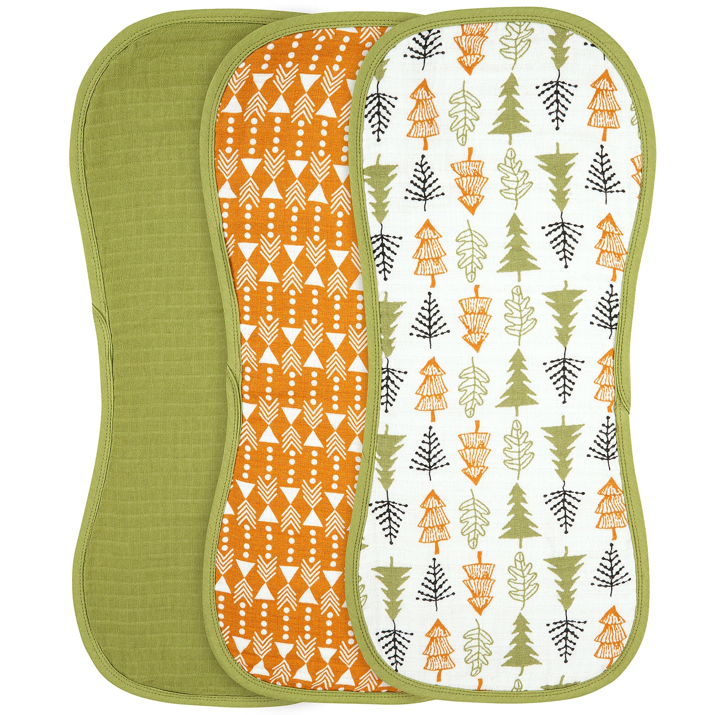 Burp Cloths - Pack of 3's - Into The Jungle - Dreams & Dimples