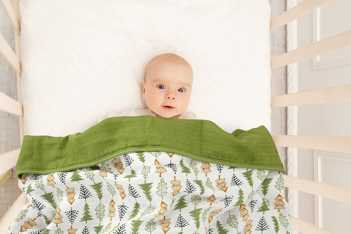 Muslin Stroller Blanket - 4 layered super soft - Into the Jungle - Dreams & Dimples