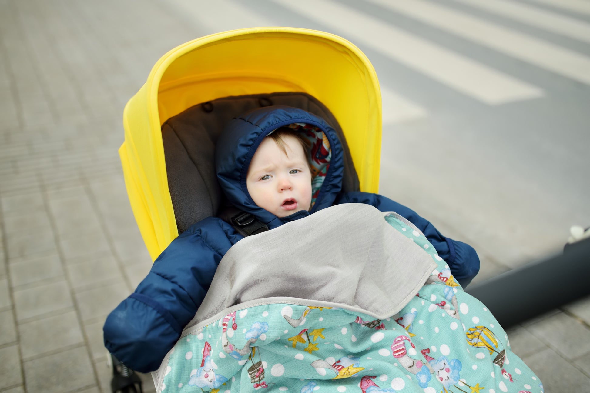 Muslin Stroller Blanket - 4 layered super soft - Dream World - Dreams & Dimples