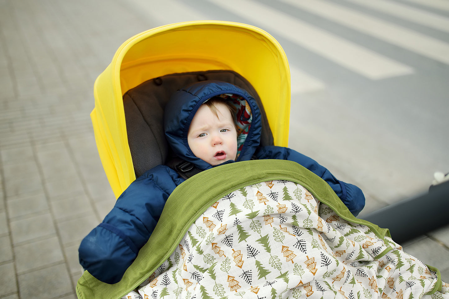 Muslin Stroller Blanket - 4 layered super soft - Into the Jungle - Dreams & Dimples